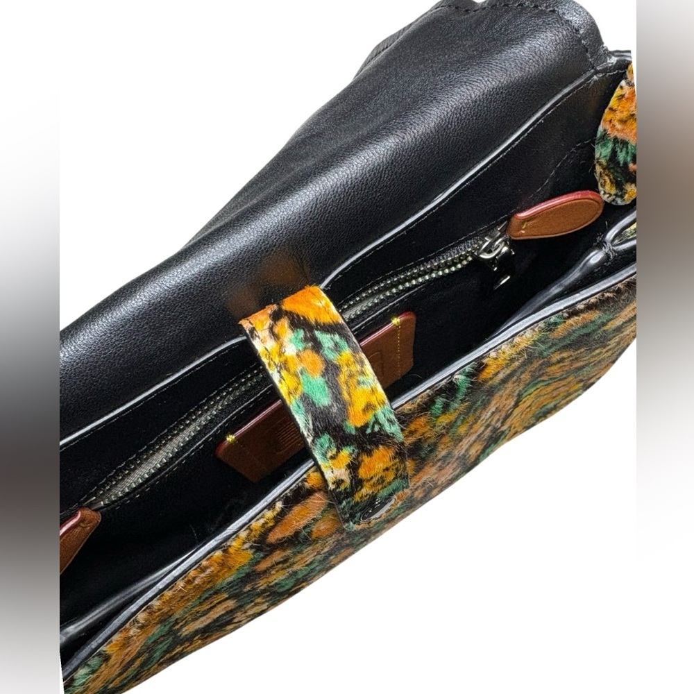 Coach 1941 Saddle 23 Printed Haircalf Crossbody Limited Edition Floral Unicorn - Picture 16 of 17